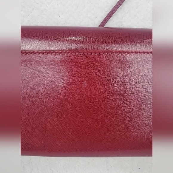 Bundle OnlyNine West Genuine Burgundy leather cocktail evening party women couch - Picture 7 of 9